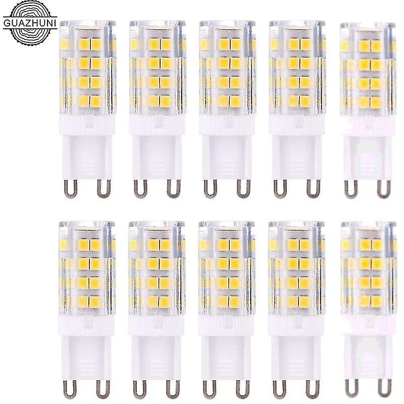 2024 G9 Led Lamp Light Bulbs, Warm White 3000k 5w G9 Led Light Bulb Equivalent To 40w Halogen Bulbs 420 Lumens; Not Dimmable, Set Of 10