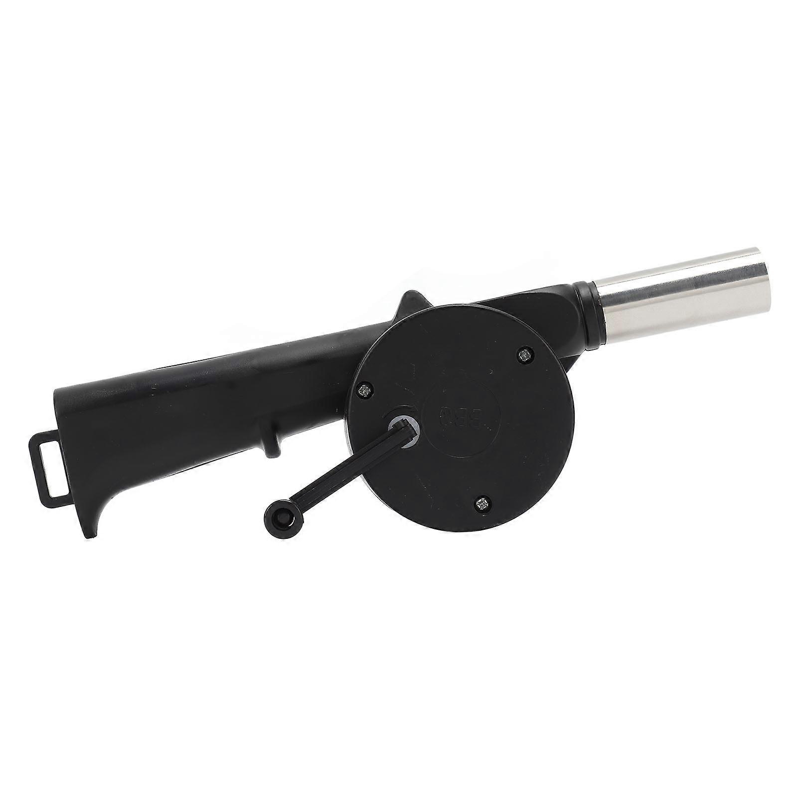 Manual Air Blower Hand Crank Blower Small Lightweight Portable Time Saving Multi Purpose Hand Crank BBQ Fan for Camping Fireplace Bonfire