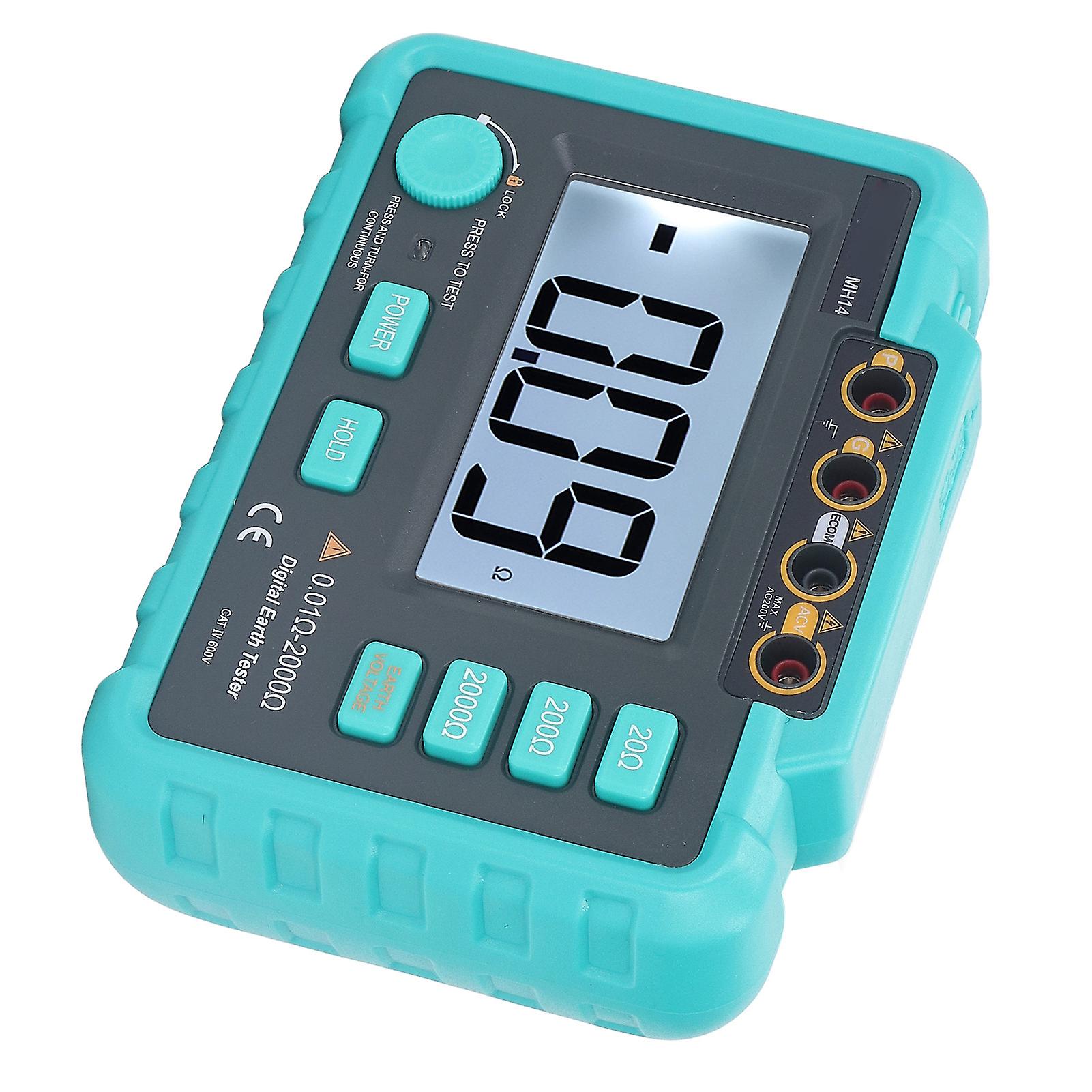 Electrical Megohmmeter Accurate Measurement Insulated Digital Grounding Resistance Tester 