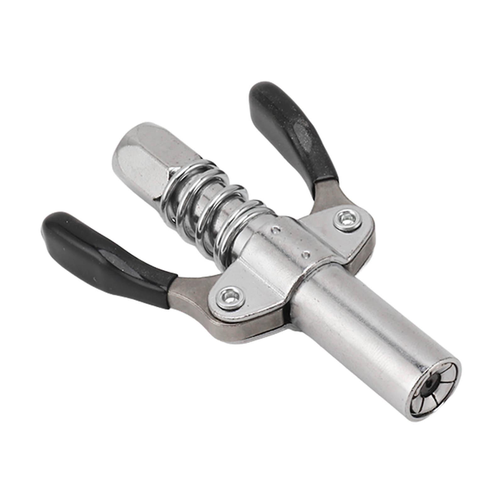 Quick Release Grease Coupler Double Handle Quick Lock Release Grease Tips Ends Couplers Rated 10000 PSI with Internal Thread G1/8 