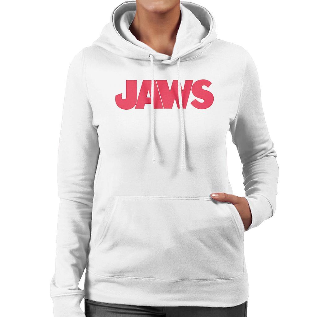 Jaws Text Logo Women's Hooded Sweatshirt