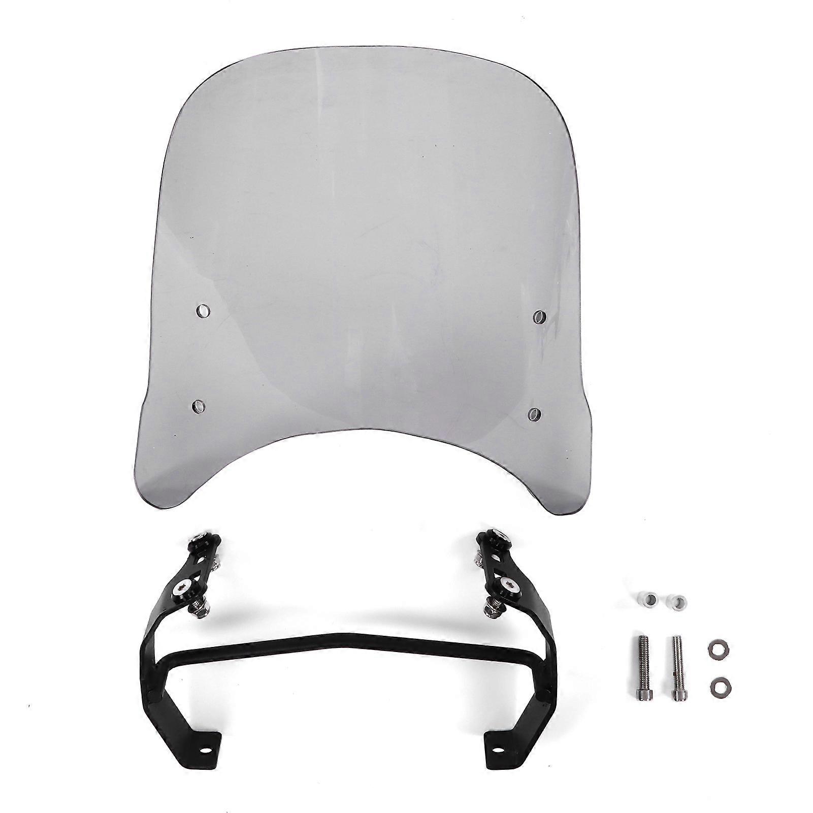 Motorbike Windscreen,Motorcycle Front Windshield Heighten Motorcycle Spoiler Screen Motorcycle Windshield Solid Performance