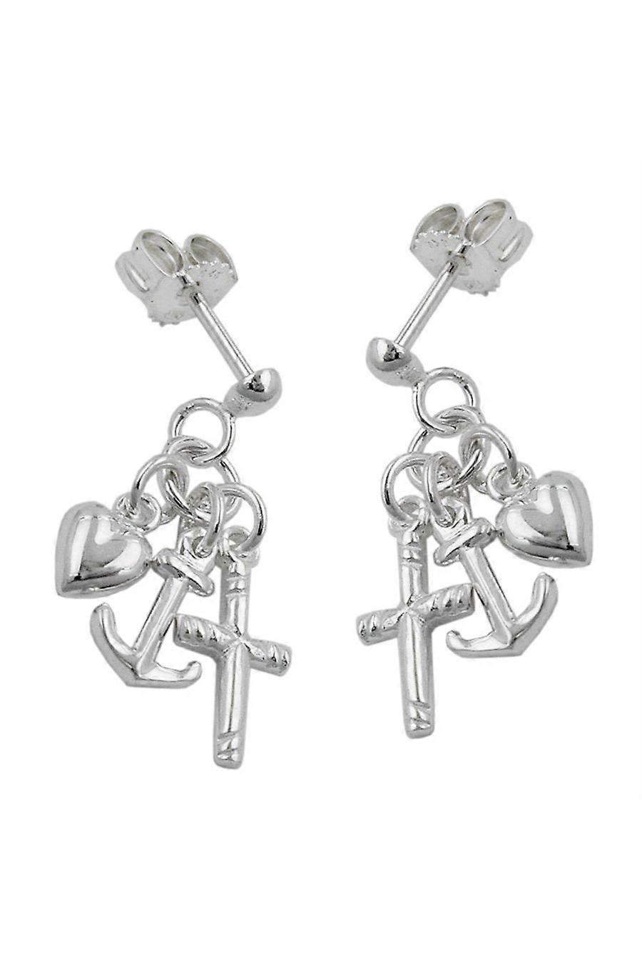Earring Faith Hope Charity Silver 925 - Gl91744