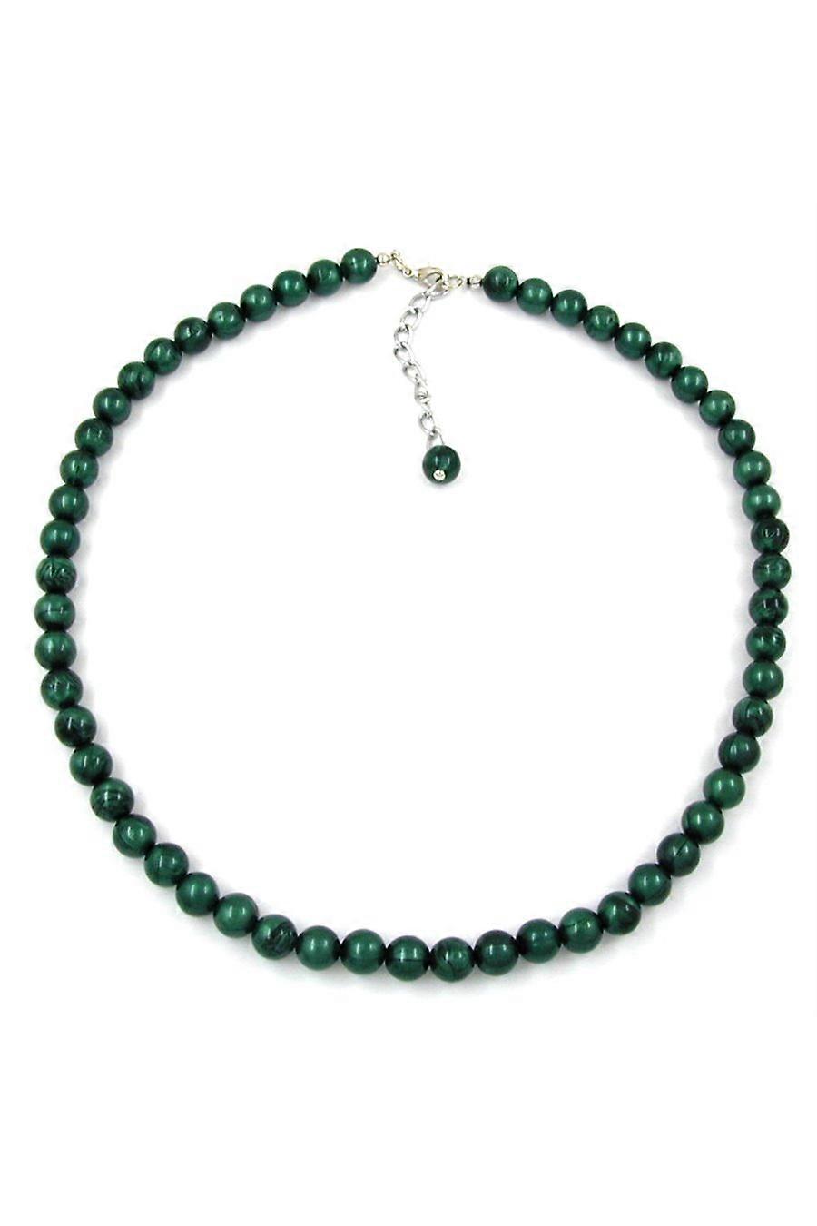 Necklace Beads 8mm Green - Gl01351