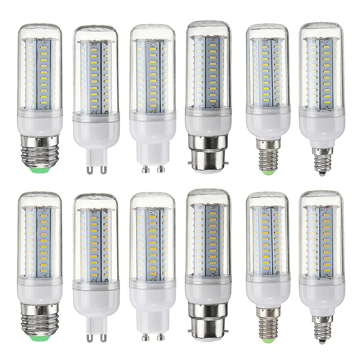 Dimmable 6w Led Corn Bulb E27 E14 E12 G9 Gu10 B22 Chandelier Light Ac220v Smd4014