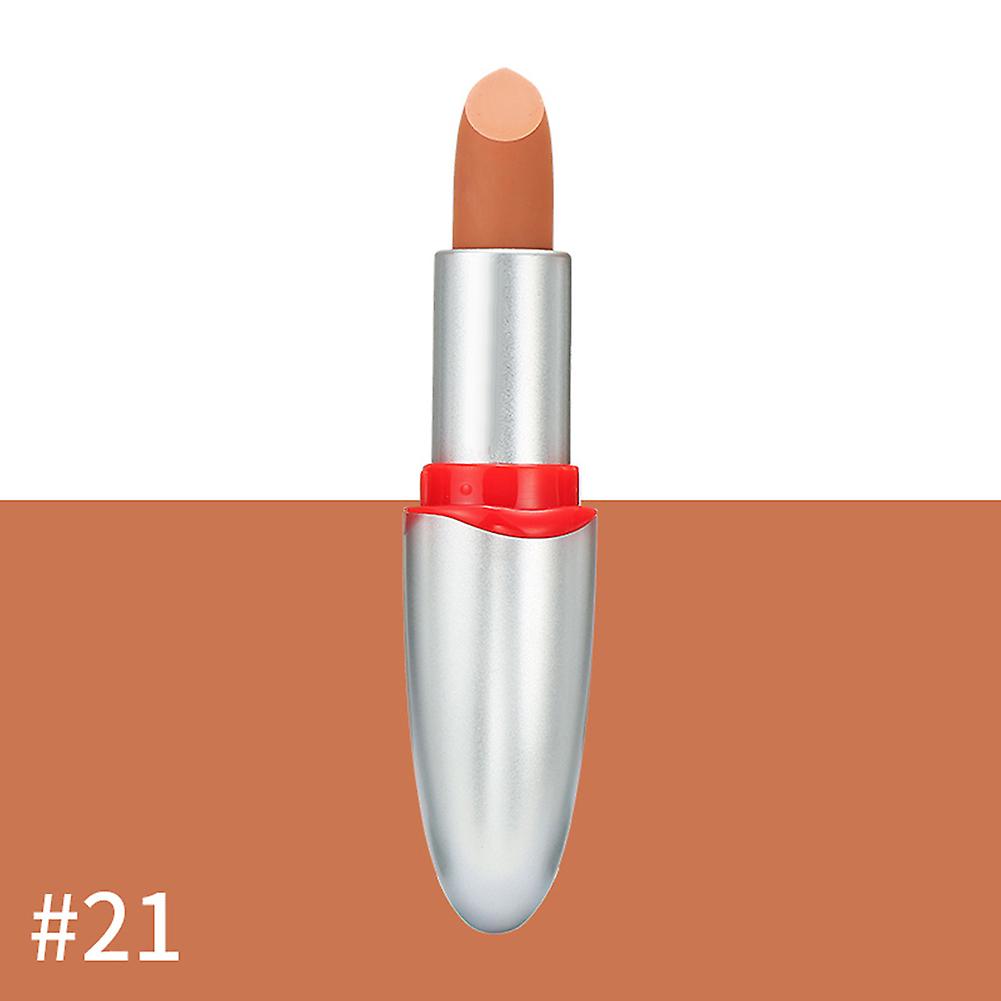 24 Colors Mist Matte Lipstick, Moisturizing, 9.9x2.3x2.3cm, Model 21