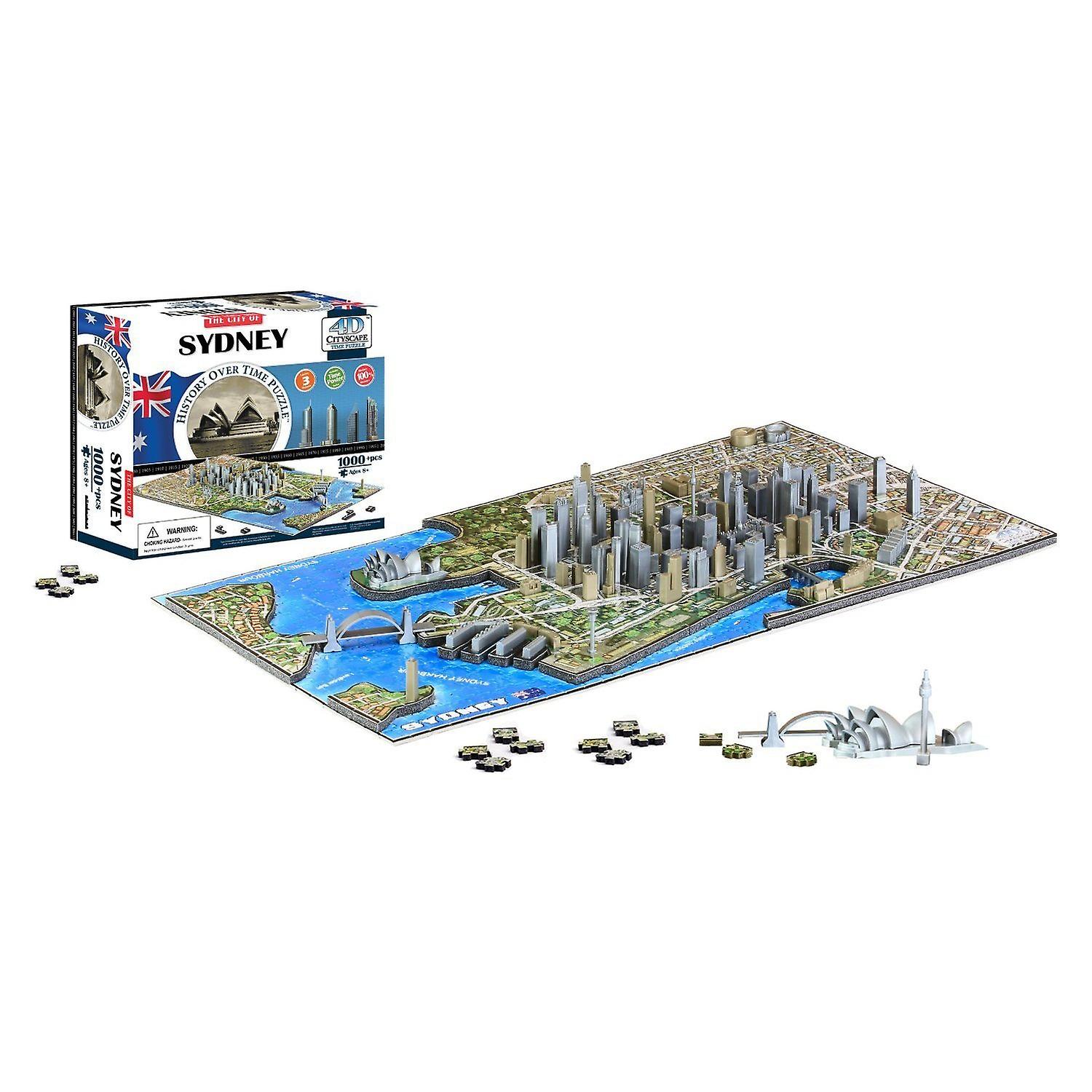 4D Cityscape - Sydney 1000pc Puzzle