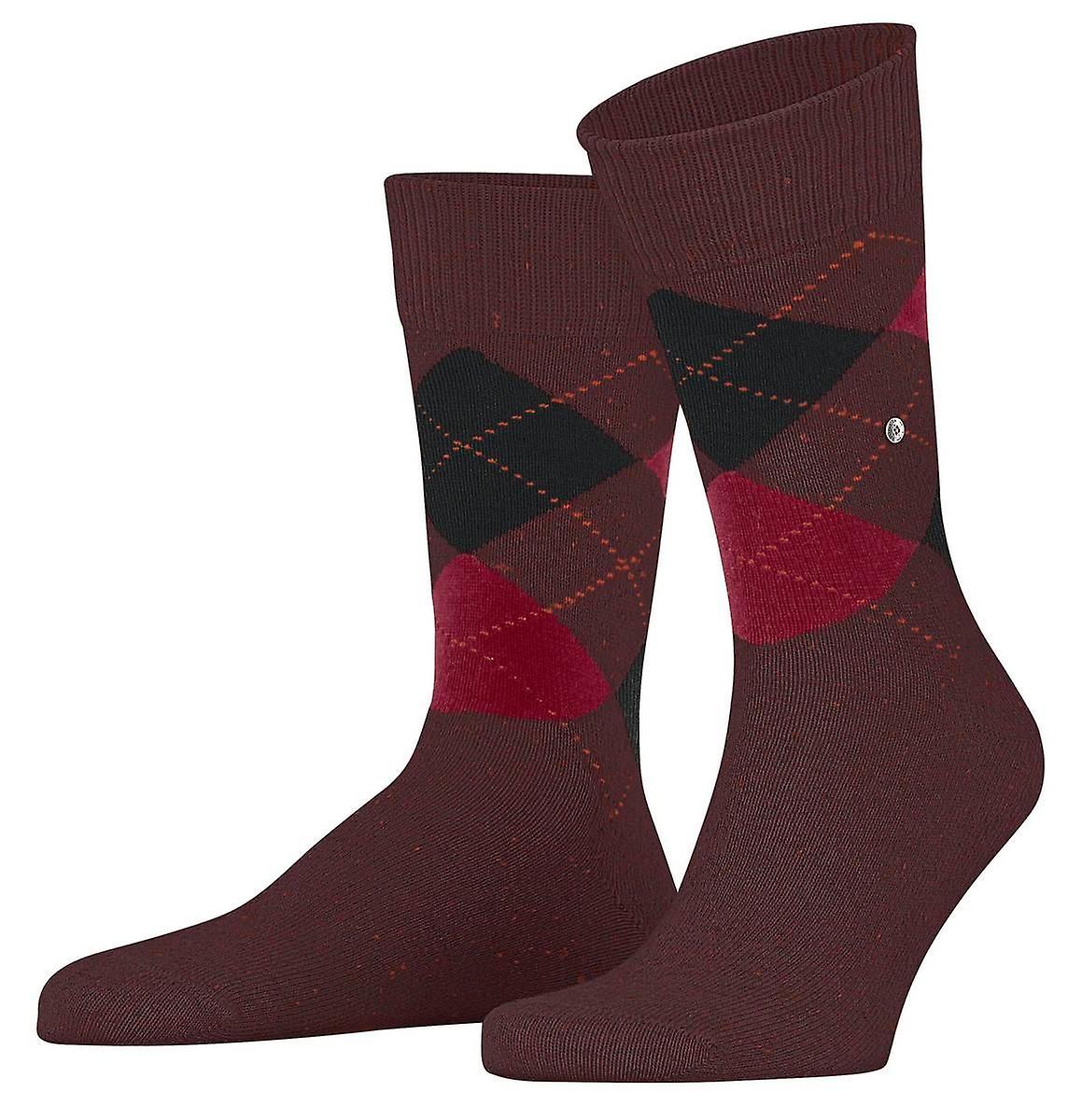 Burlington Dundee Socks - Merlot Red