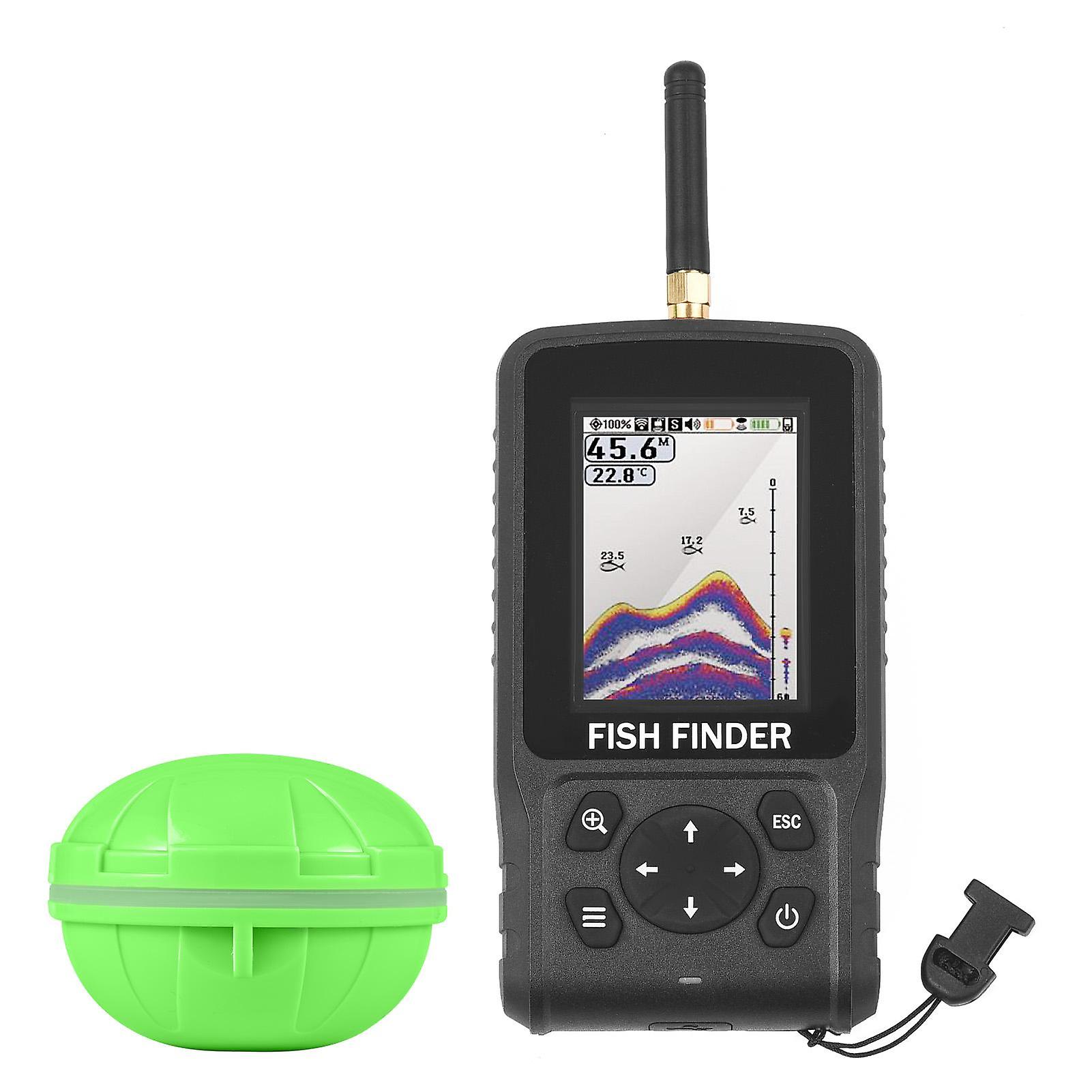Bærbar Fish Finder Wireless 2.6in LED fargeskjerm design ideell for langdistanse fiske høy