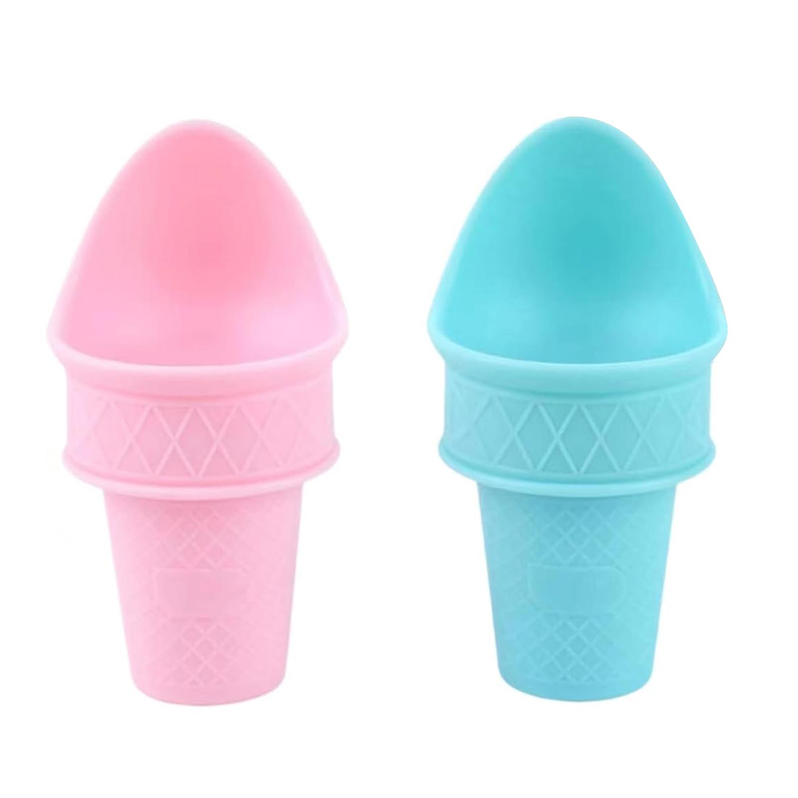Plastic Ice Cream Cone Holder Spoon Multipurpose Ice Cream Digging Ball Tool for Home Kitchen