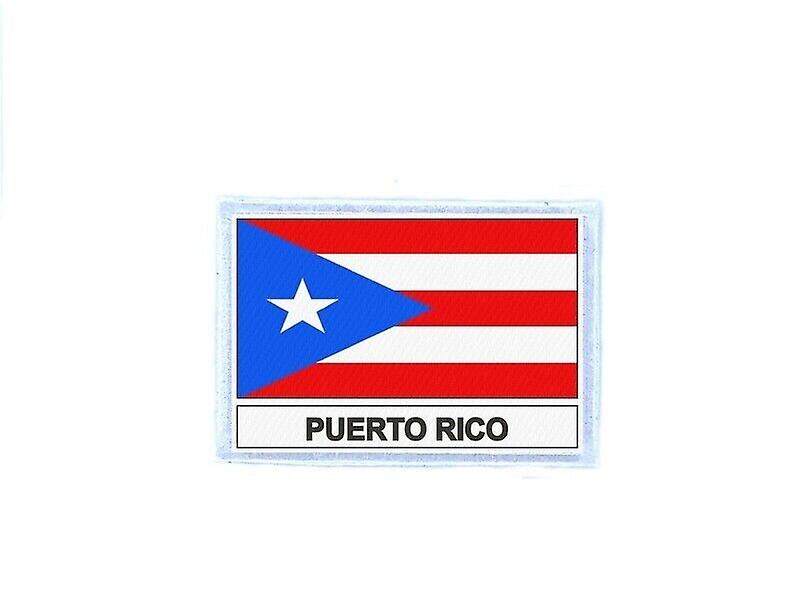 Ecusson patch badge prints flag PR puerto puerto rico