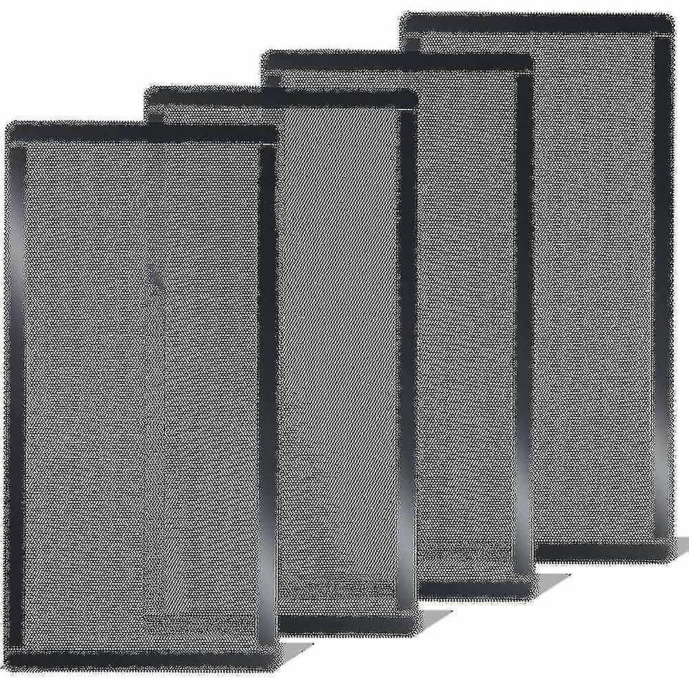4 pieces computer cooling fan dust filter, magnetic frame dust filter, dustproof PVC cover, 120x240m