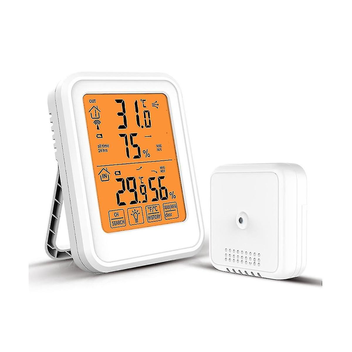 Digital Temperature And Humidity Meter Intelligent Touch Screen Led Temperature Recorder Electronic