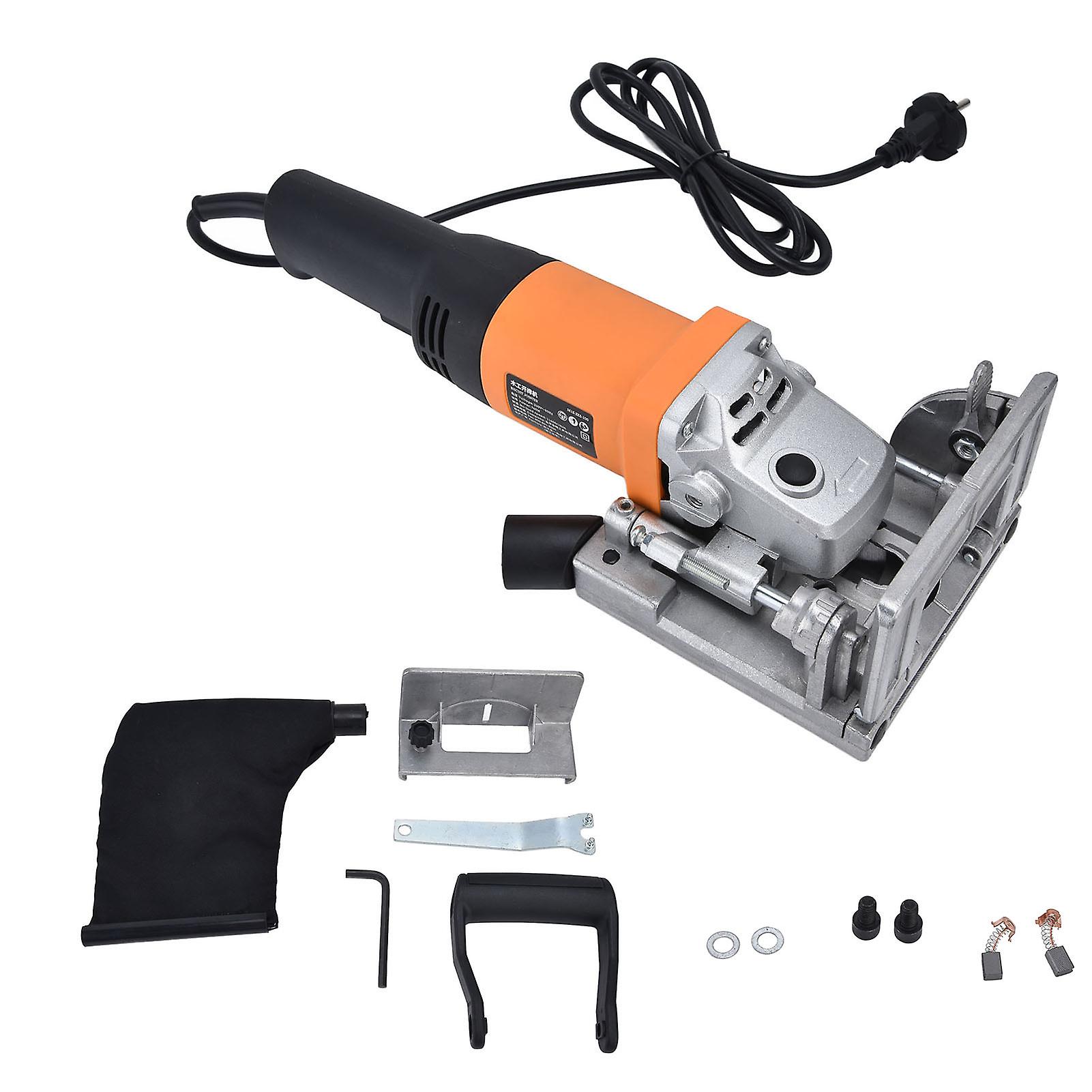 Electric Wood Plate Joiner Set Carpentry Tenoning Machine Woodworking Accessory EU Plug 230V