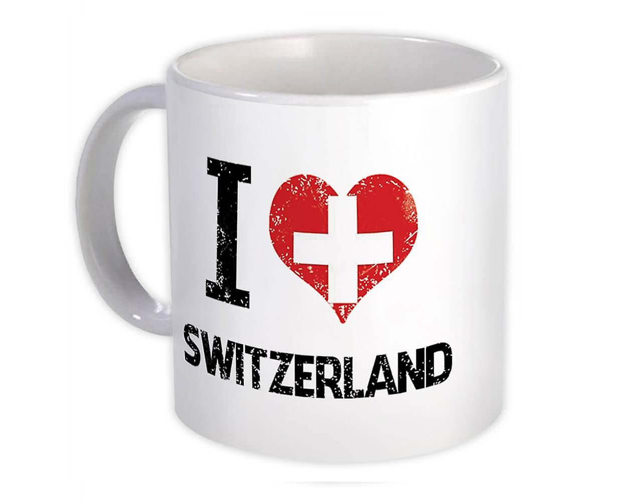 Hediye Kupa: İsviçre Kalbini Seviyorum