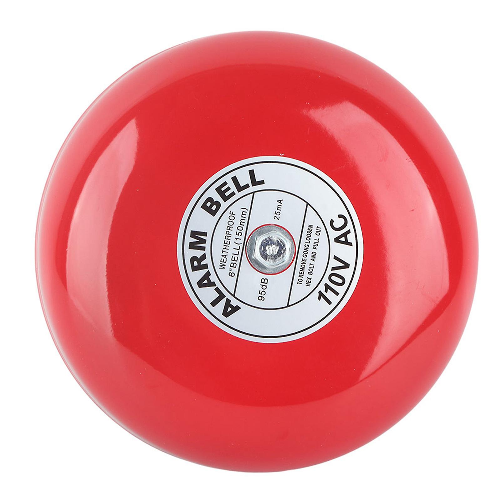 CB-6B 95dB Metal Electric Round Alarm Bell for School Home Factory