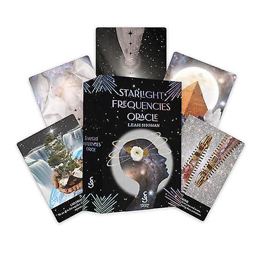 Starlight Frequencies Oracle by Leah Shoman Cards Book
