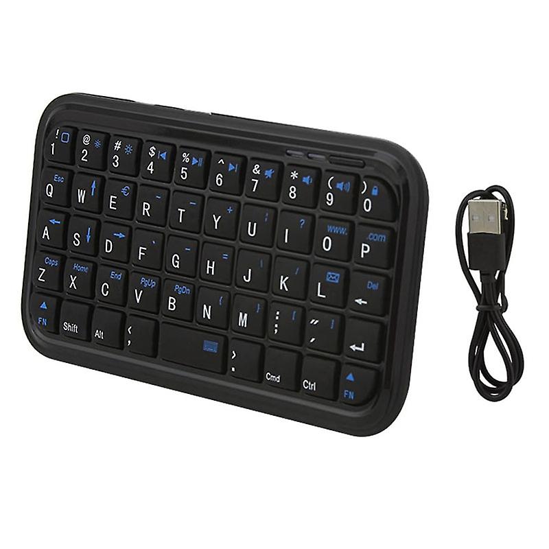 49 Keys Wireless Bluetooth Mini Keyboard 202120 (Black)