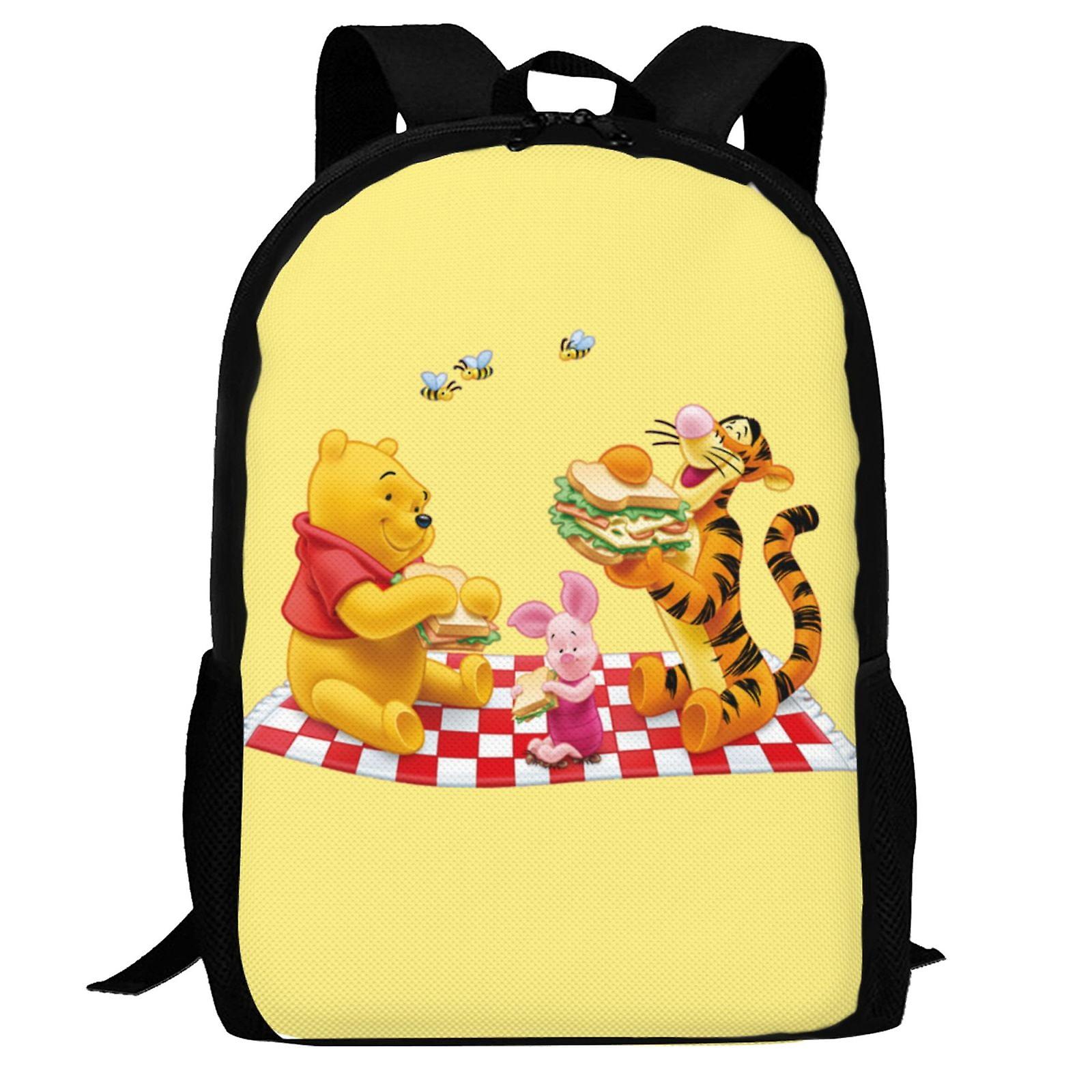Winnie The Pooh Backpack,Laptop Backpack Lightweight Casual DaypackMulti-Function Travel Backpack