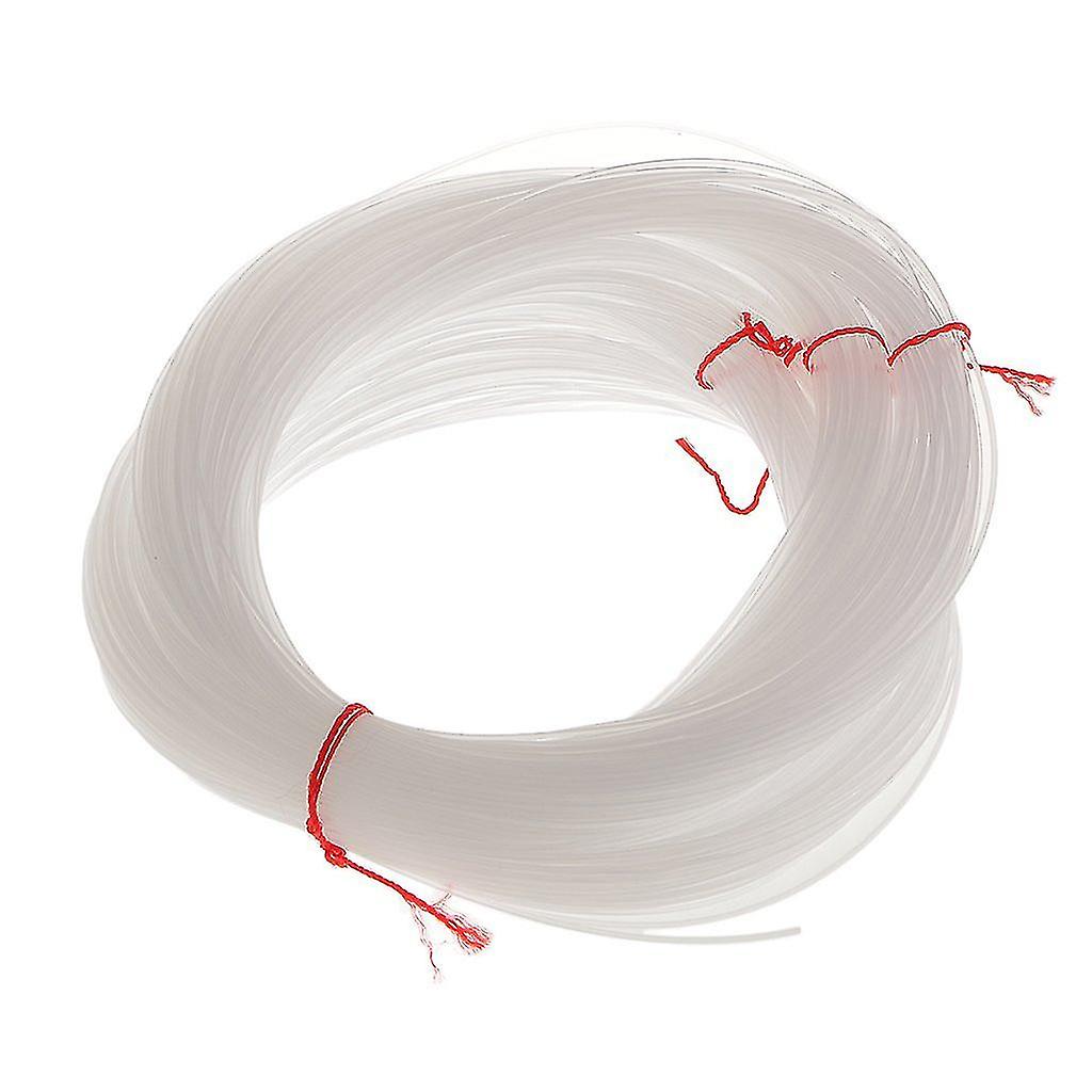 100 meter helder nylon touw, 1 mm diameter, boot-/werpvislijn, haak, vastbinden
