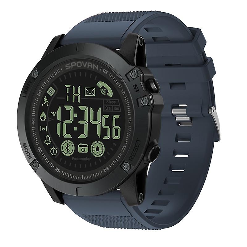 PR1-2 1.24 tommer IP68 vandtæt sport smart ur, understøtter Bluetooth / Sleep Monitor / Call