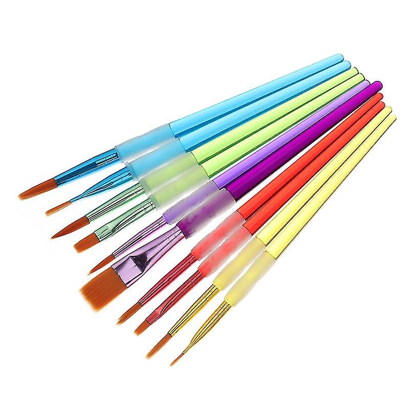 10pcs Kids Drawing Brush