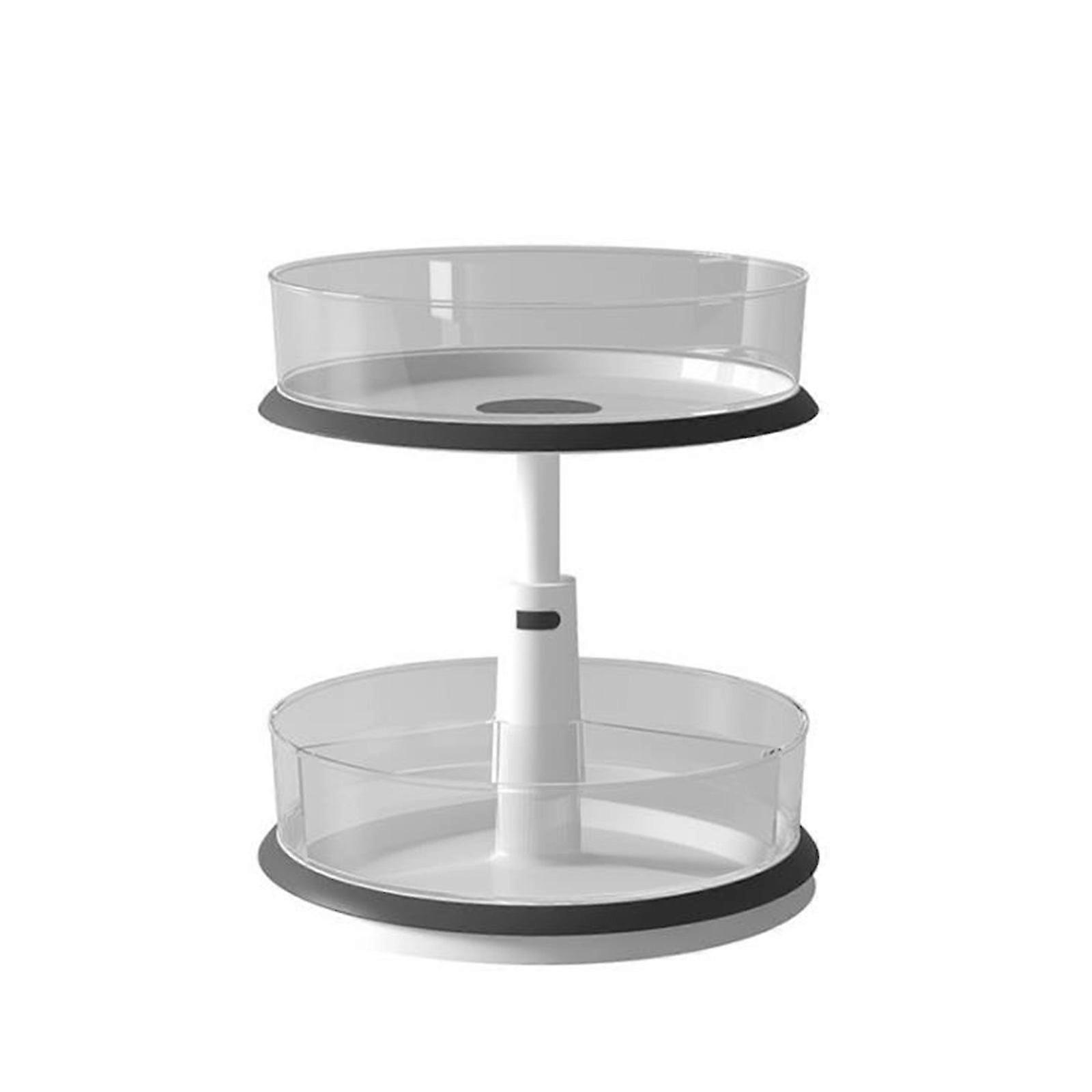 Multifunctional Bathroom Storage Box Rotatable Kitchen Storage Tray With Handle