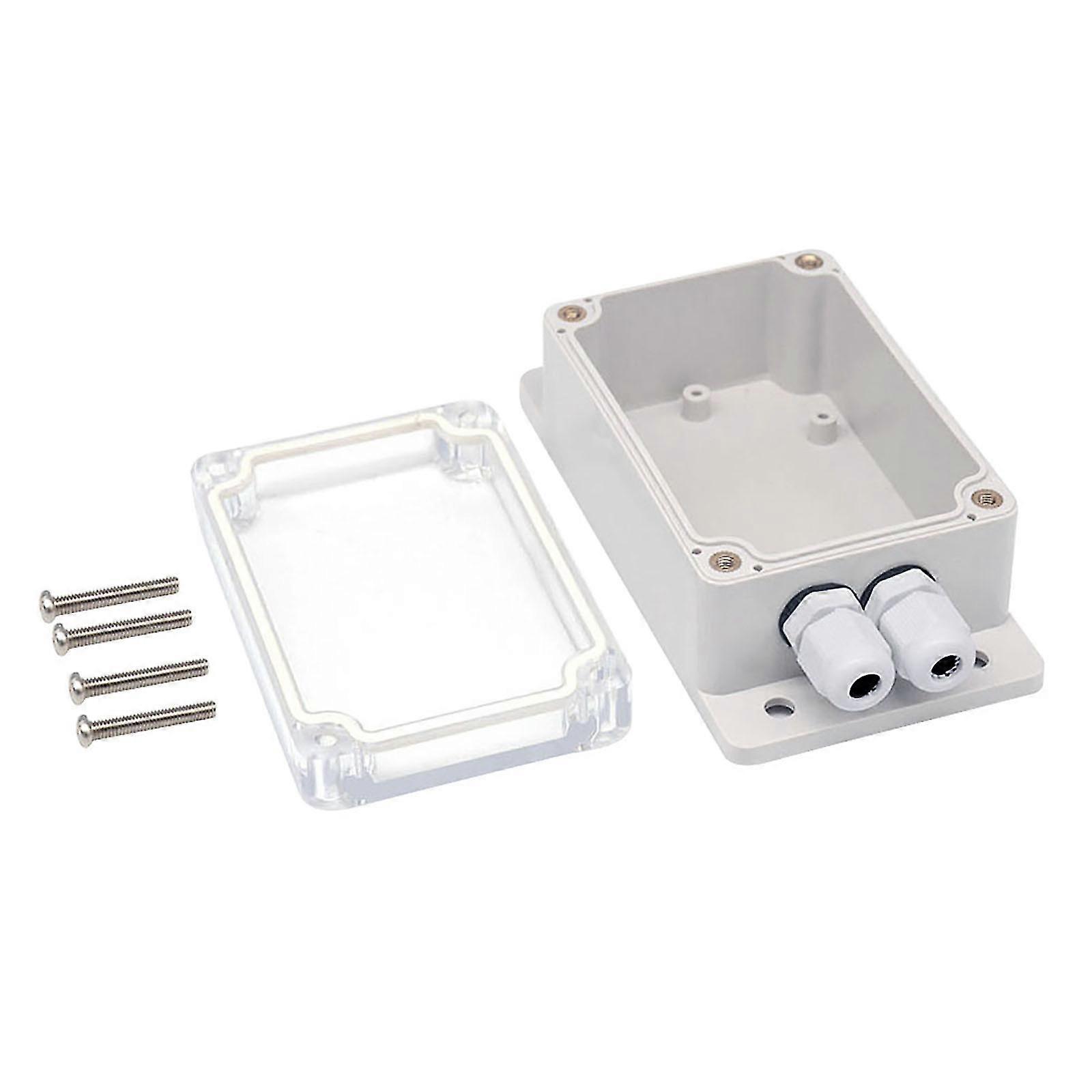 Black Ip66 Waterproof Junction Box Plastic Cable Wire Connector Gland Case Water-resistant Shell Support Sonoff Basic/rf/dual/pow For Xmas Tree Lights