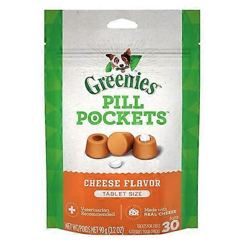 Greenies حبوب منع الحمل جيوب الجبن أقراص نكهة الجبن ، 30 عد