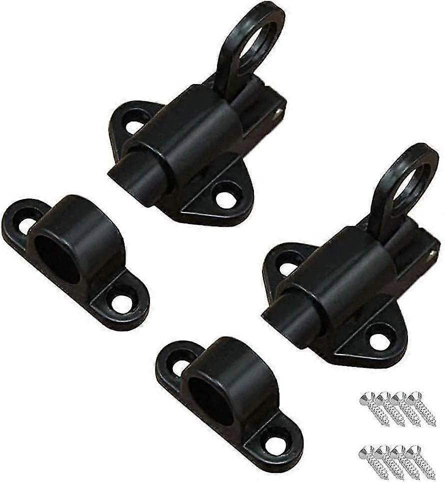2pcs Spring Latch Bolt,automatic Latch Lock,spring Latch Lock,automatic Spring Latch,pull Ring Door Bolt