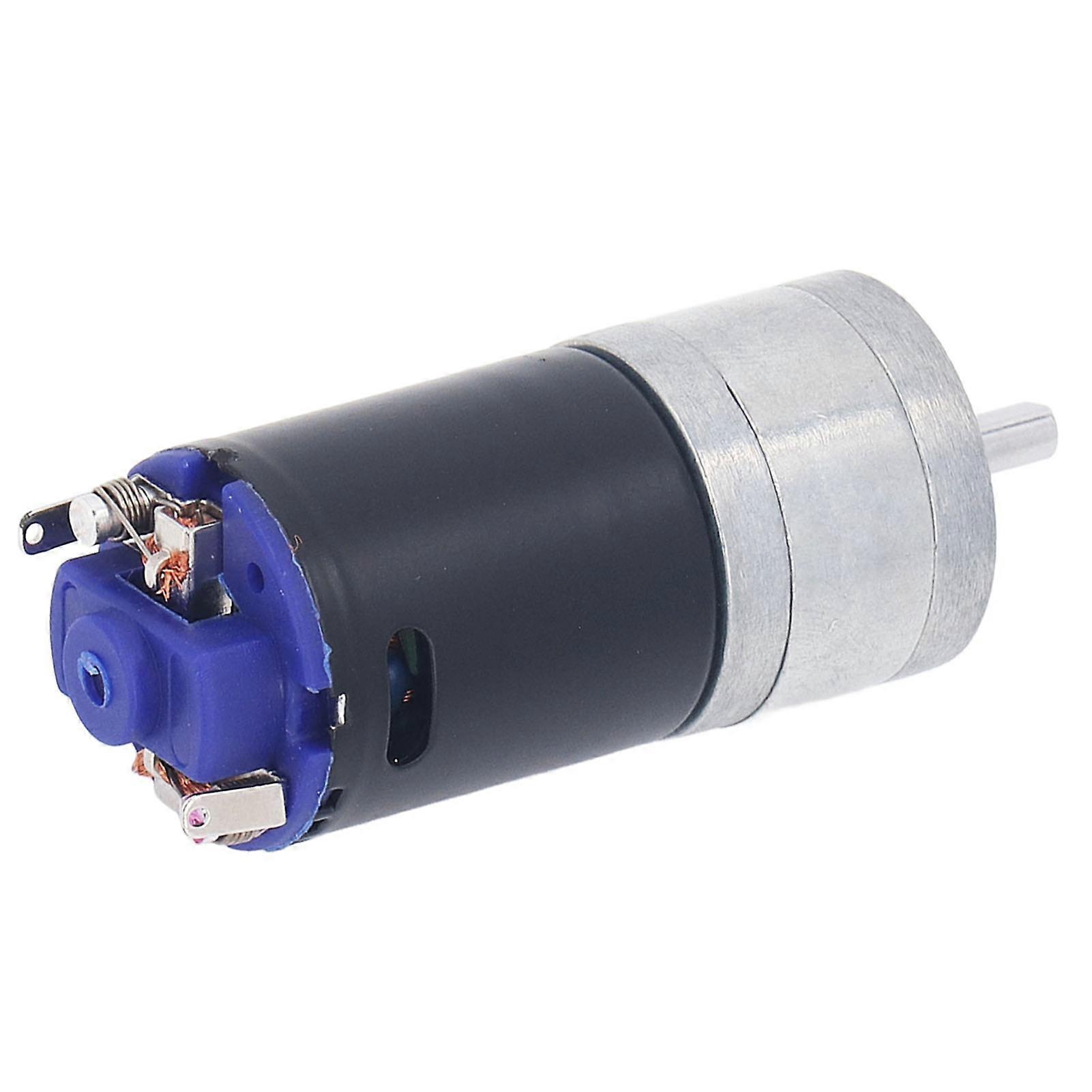 DC Gear Motor Electric Micro Speed Reduction Geared Motor with Centric Output Shaft 25mm Diameter Gearbox DC12V 90RPM