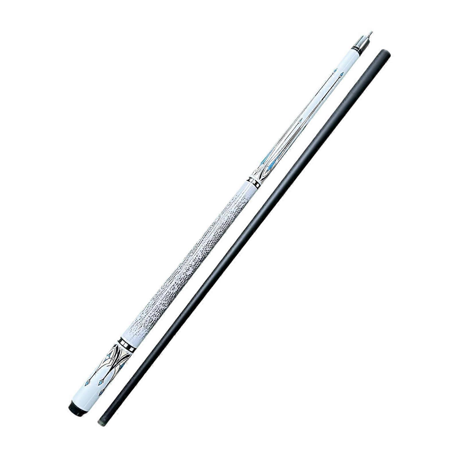 Billard Pool Queue Stick Tragbare 57" Ausrüstung für Büro Haus Übung Queue weiß