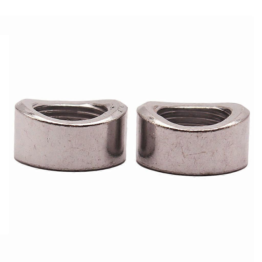 2pcs O2 Steel Exhaust Lambda Oxygen Sensor Boss Nut Bung Kit M18 X 15mm