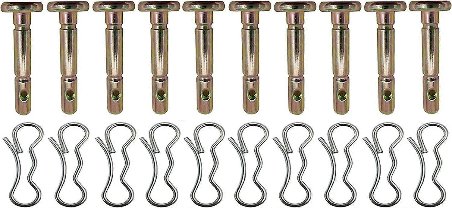 10 PK 738-04124A and 714-04040 Shear Pins and Cotter Pins for Cub Cadet MTD Troy Bilt Snow Throwers
