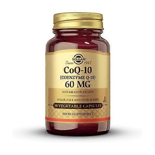 Coenzyme CoQ10 60mg (vegan) 30 vegetable capsules (60mg)
