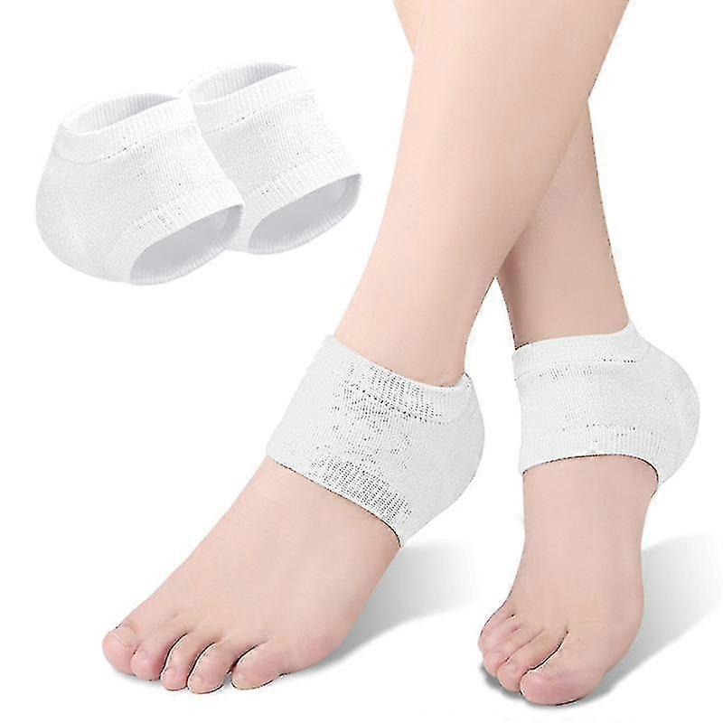 Gel Silicone Heel Protector Sleeve Heel Pads Heel Cups Plantar Fasciitis Support