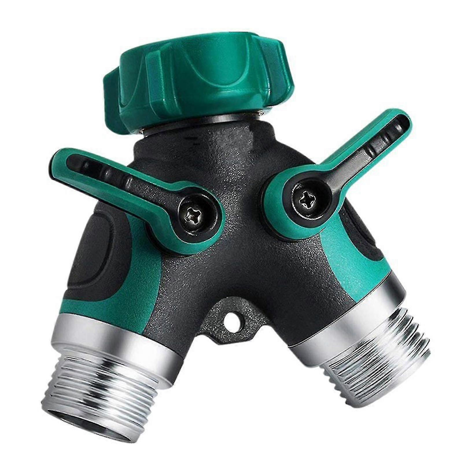 Faucet Diverter Y-type Two-way Joint One In And Two Out Diverter Switch Ball Threaded Connection