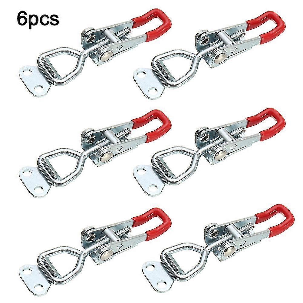 Hand Tool Toggle Clamp Antislip Red Horizontal Door Bolts Type Quick Clamp Quick Release Tool