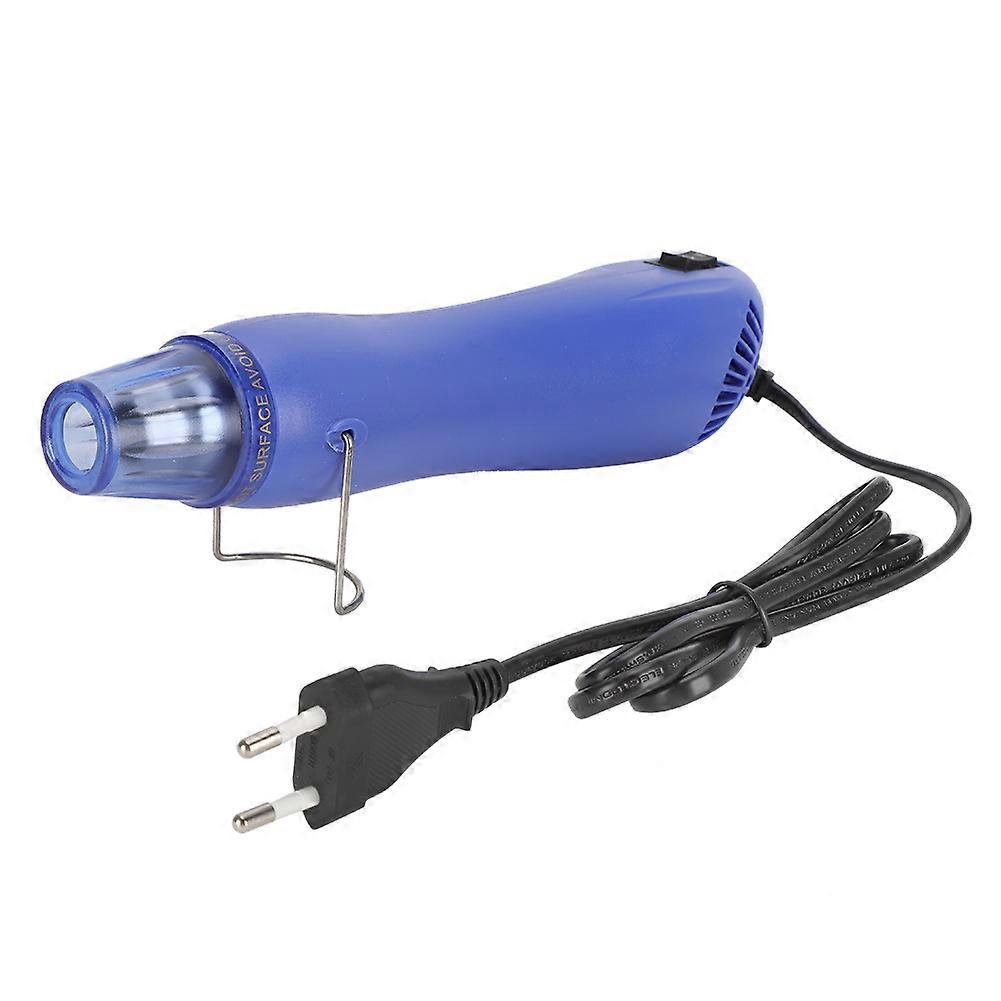 ホットエアガン溶接乾燥ホットエアブロワーヒートガンDIY塗装クラフトエンボス加工EUPlug 220VDark Blue
