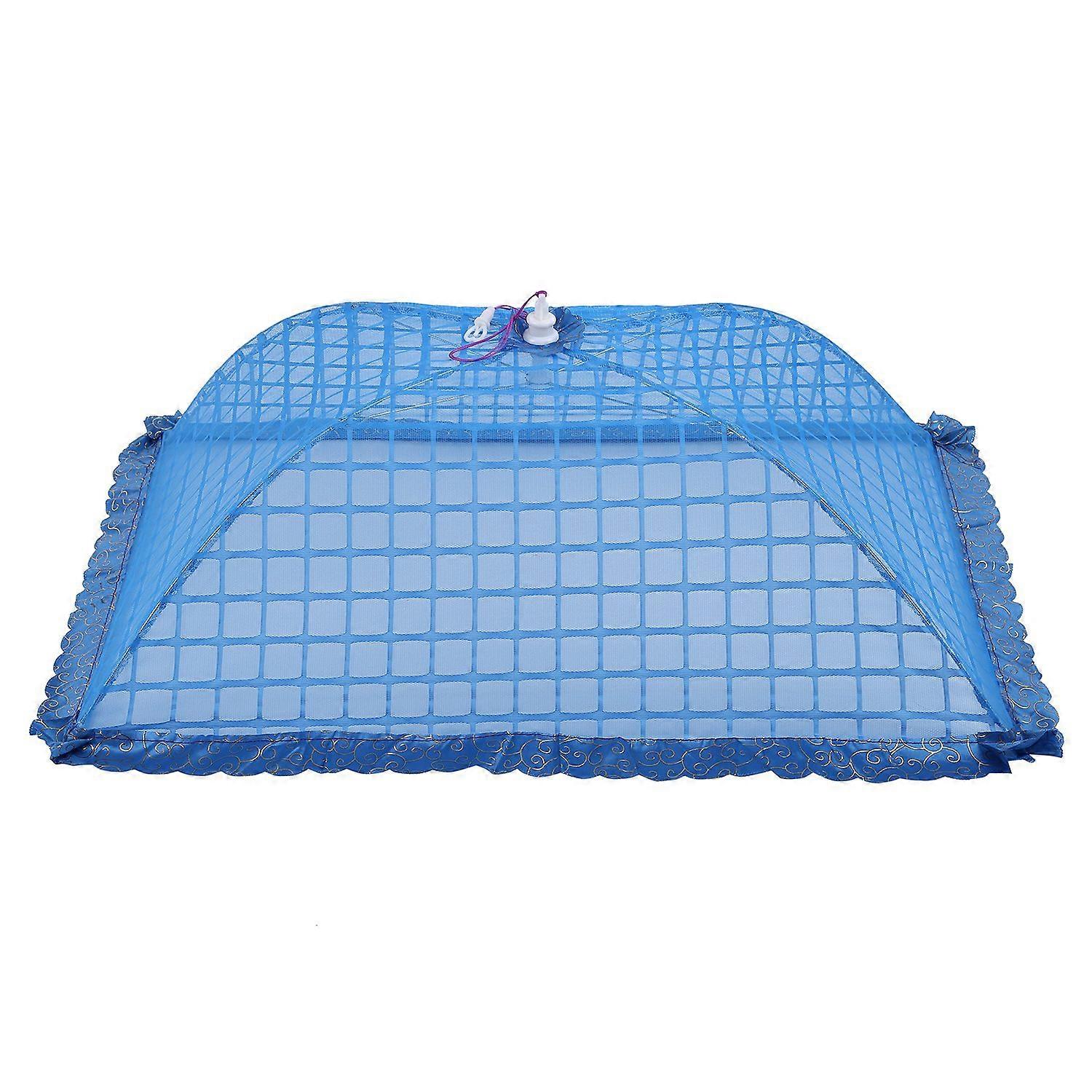 Set of 1 Mesh Screen Umbrella Food Cover Net Tents Reusable and Folding 72x51cm for Picnic/BBQ - Ke