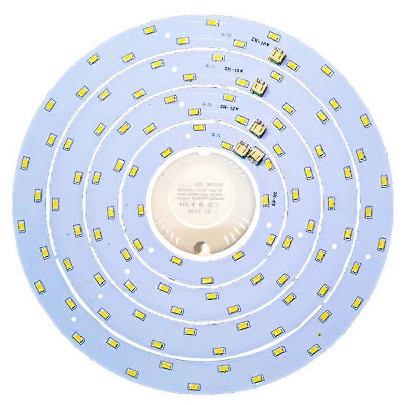 LED Lamp Plate 6W 12W 15W 18W Circle Shaped LED Panel Ceiling Brightness Light Fixtures Board For LED Bulb Downlight