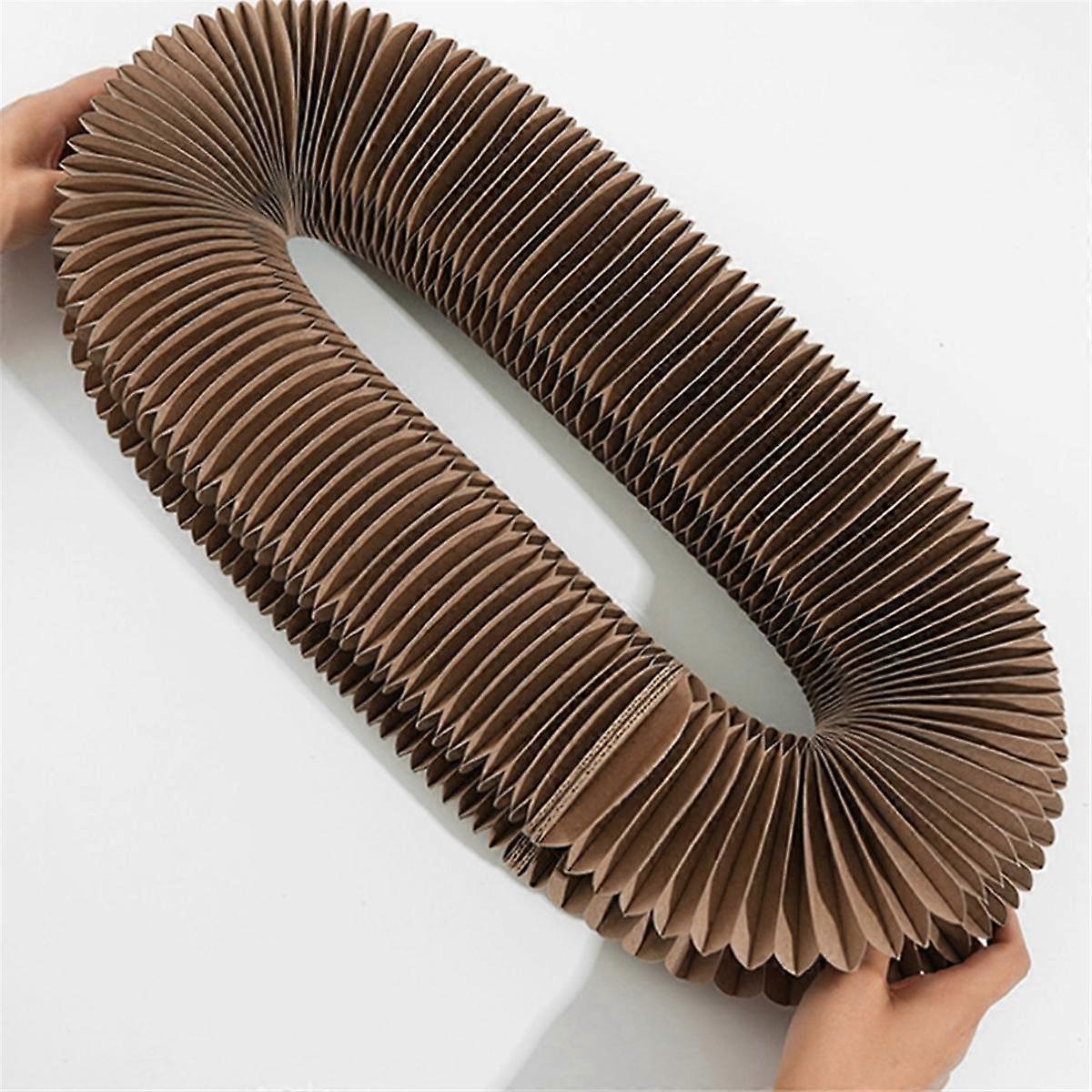 Cat Scratching Board Changeable Corrugated Paper Accordion Cat Scratch Board Pet Supplies Claw Grinding Cat Toy 1PCS