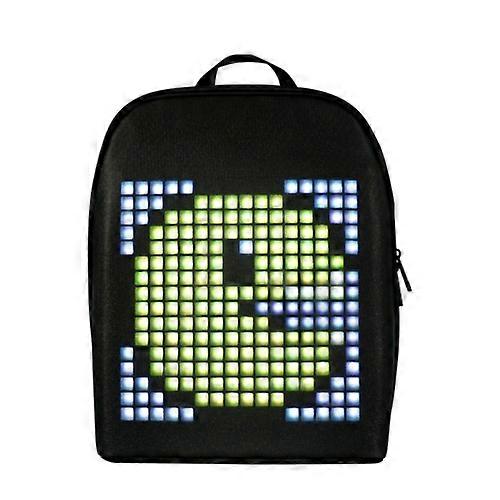 LED Pixel Cartoon Backpack Oxford Cloth Bag