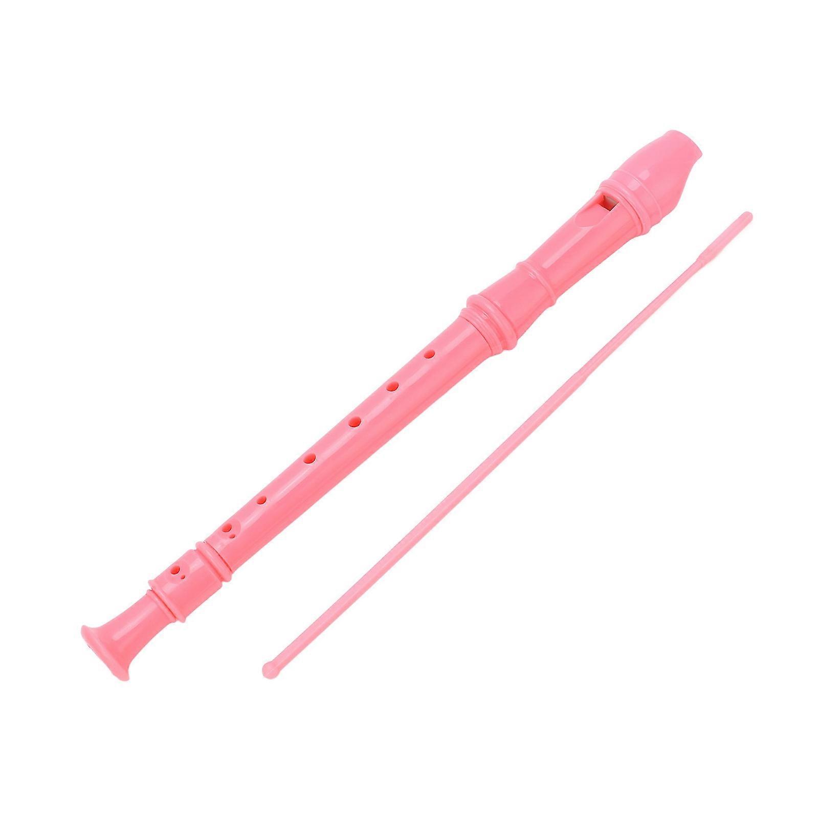 Strumento Flauto Dolce ABS 8 Foro Flauti Soprano per Scuole Materne ElementariRosa