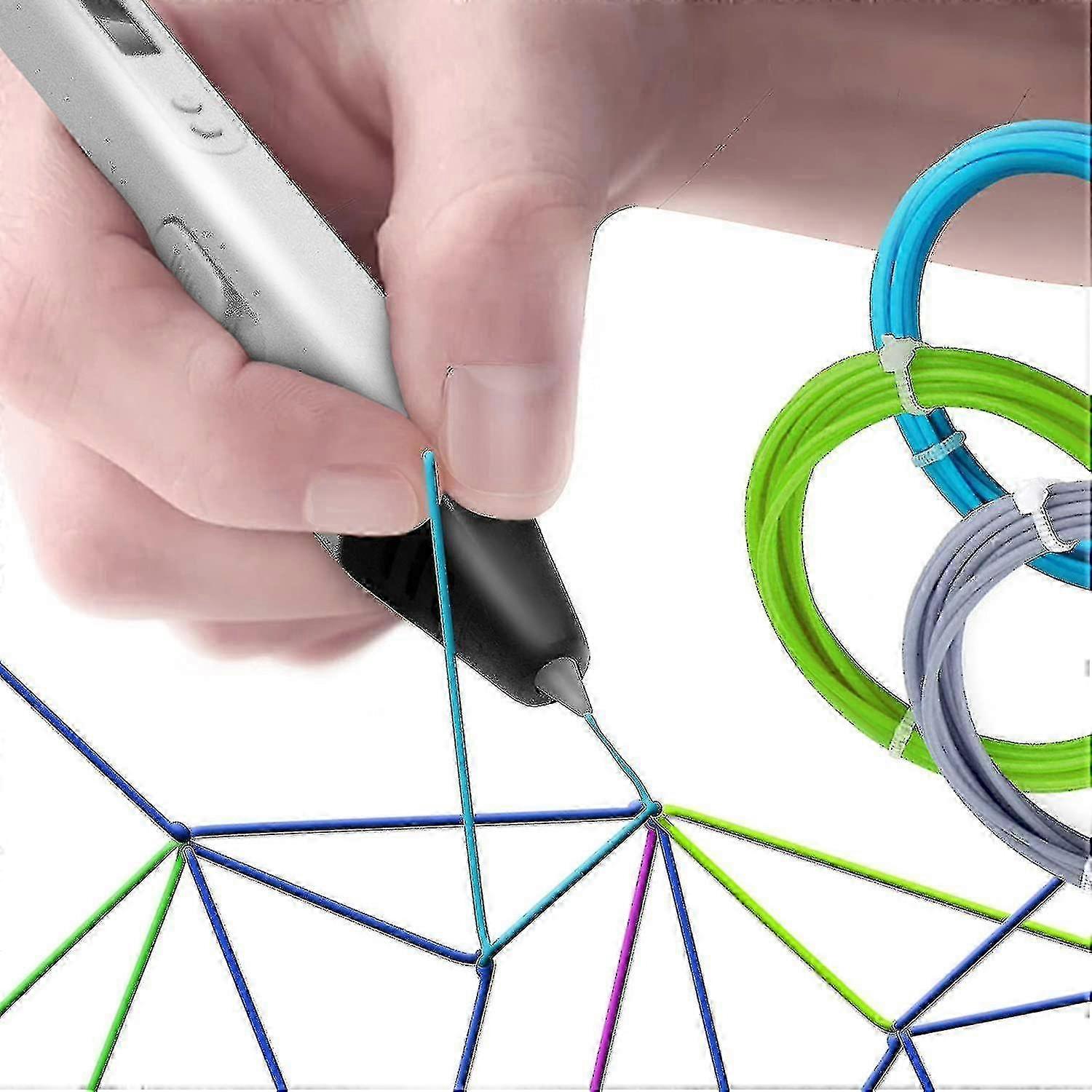 Blue Professional Printing 3d Pen With Oled Display - JA