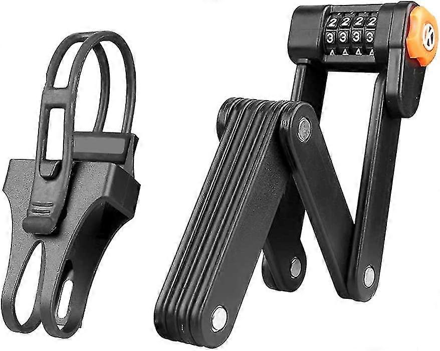 Portable Bike Folding Password Lock Safety -theft Alloy Steel S 4 Dial Digital Secret Code Combination Locks