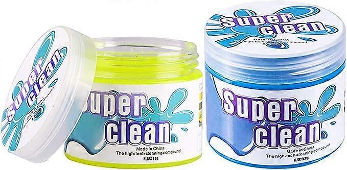 ג'ל ניקוי מקלדת, קופסה 2pcs 160g, צבעים אקראיים, ג'ל ניקוי מקלדת סופר נקי, ערכת ניקוי עדין למחשב, מחשב נייד, טלפון, טאבלט, מדפסת, Re