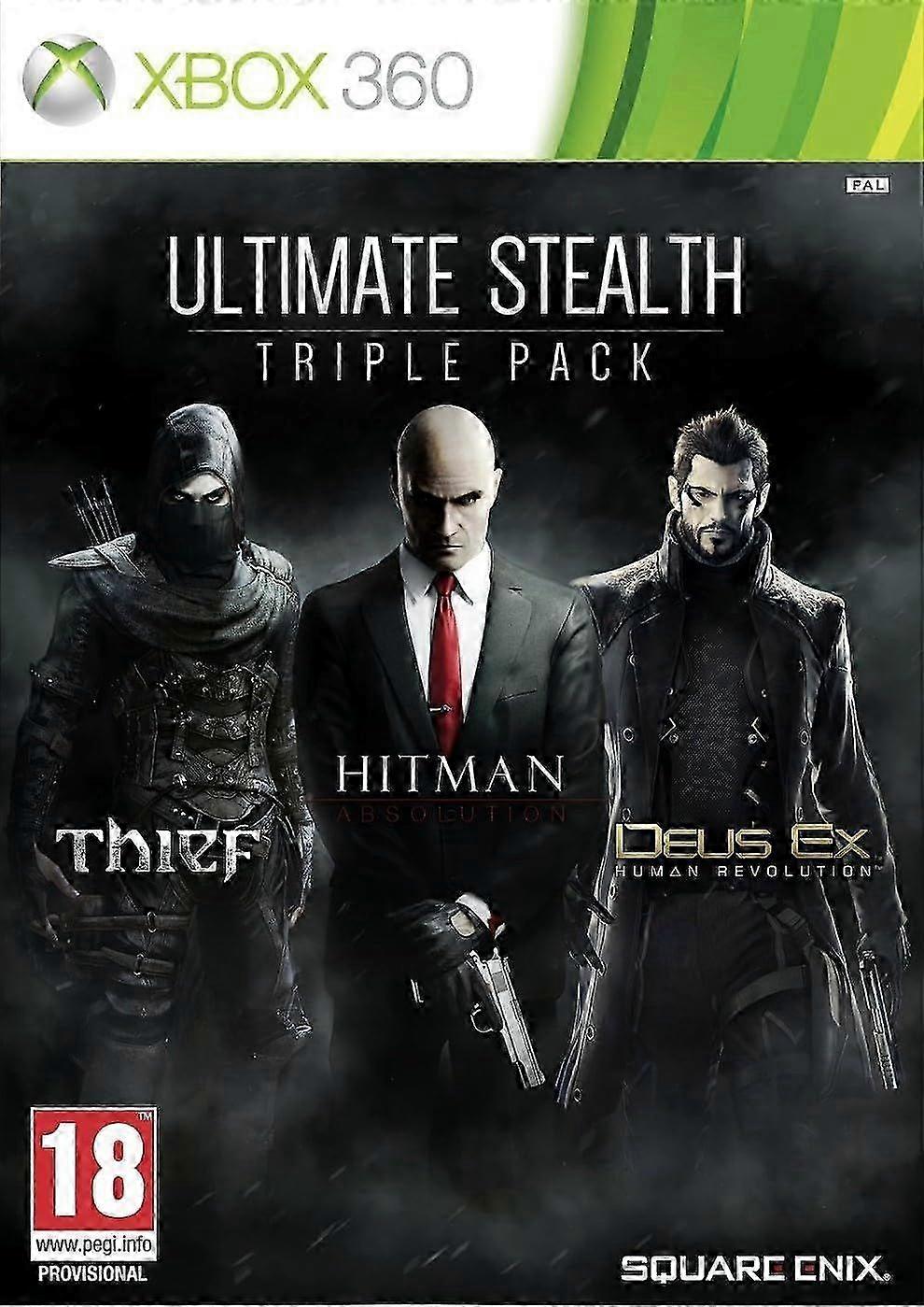 Ultimate Stealth Triple Pack (Thief, Hitman Absolution & Deus Ex Human Revolution) X360 Game