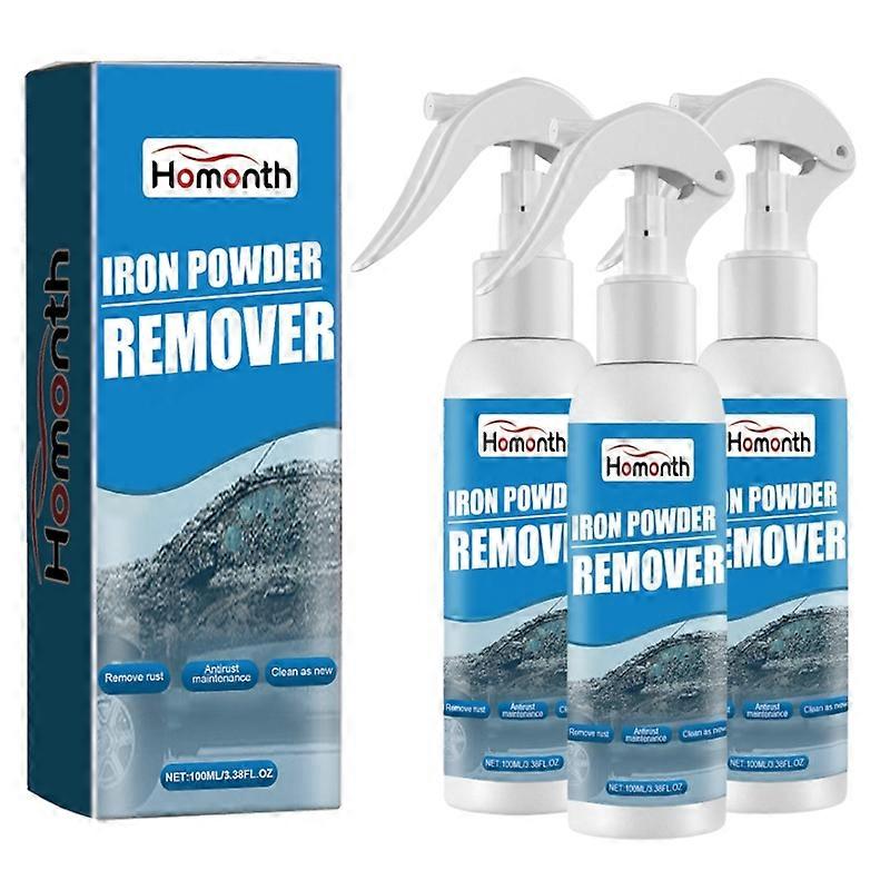 3Pcs 2024 New Car Rust Removal Spray Multi-Purpose Rust,Remover Rust Inhibitor Derusting Spray 100ml