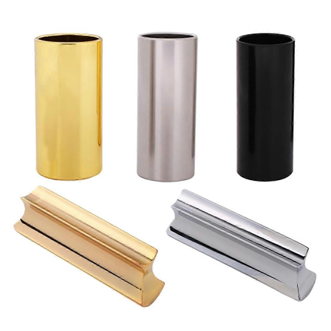 Guitar Slide Tone Bar Slider Kit Zinc Alloy Sliding Guitar Tone Bar for Guitar Ukulele String Instr